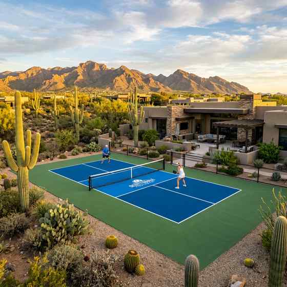 Scottsdale Pickleball Court Construction
